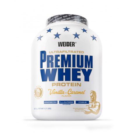 Weider Premium Whey Protein 2,3 kg fehérjepor - vanília-karamella