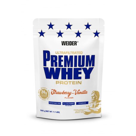 Weider Premium Whey Protein 500 g fehérjepor - eper-vanília