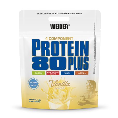 Weider Protein 80 Plus 2 kg fehérjepor - vanília