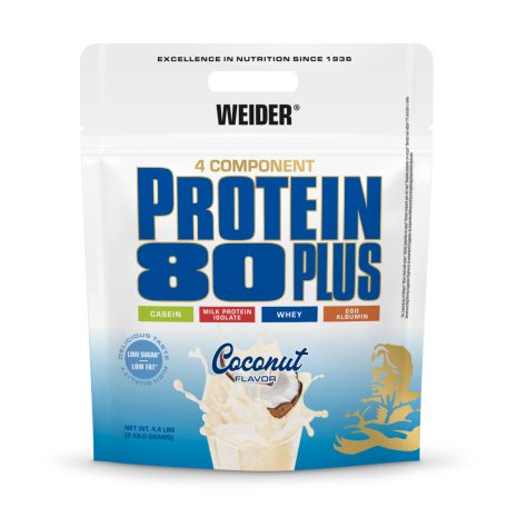 Weider Protein 80 Plus 2 kg fehérjepor - kókusz