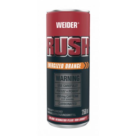 Weider RUSH Drink 250 ml energiaital - narancs