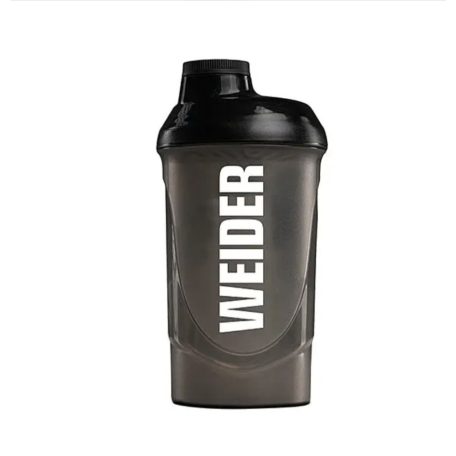Weider Shaker italkeverő palack 600 ml - fekete