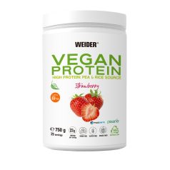 Weider Vegan Protein 750 g vegán fehérjepor - eper