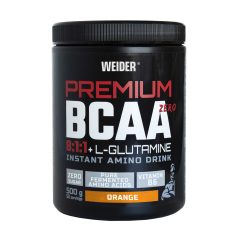  Weider Premium BCAA 8:1:1 + Glutamine ZERO 500 g aminosav - narancs