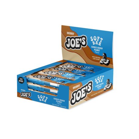 Weider Joe's Soft Bar 50 g energia szelet (12db/doboz) - földimogyorós keksz