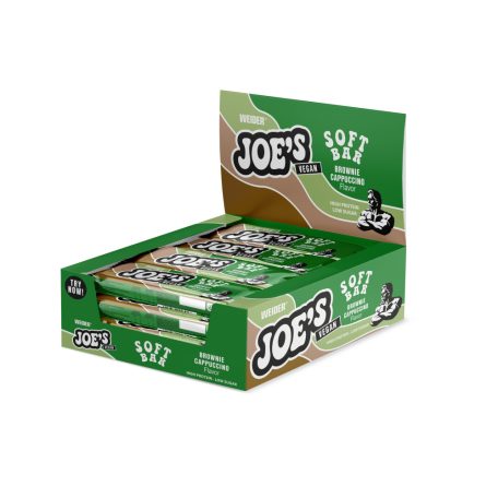 Weider Joe's Vegan Soft Bar 50 g energia szelet (12db/doboz) - brownie cappucino